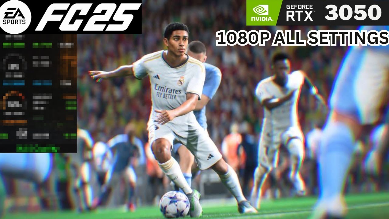 EA Sports FC 25 | RTX 3050 4GB (1080p LOW-MEDIUM-HIGH) | MSI GF63 Thin Laptop