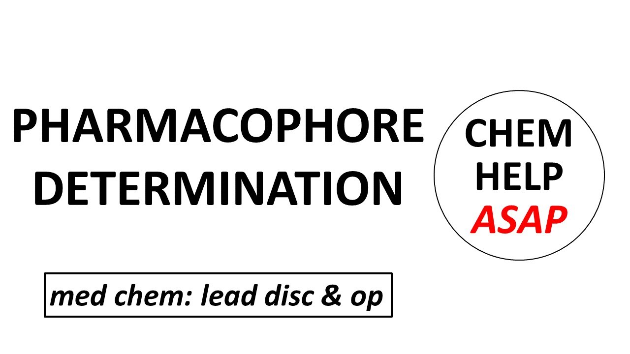 pharmacophore determination for a hit or lead series