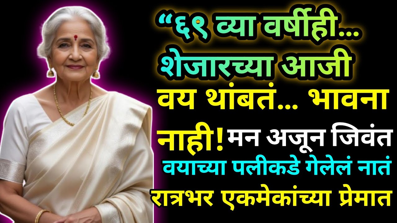 ६९ वर्षांच्या आजीचं हळुवार नातं marathi katha | inspirationalstories | motivational stories