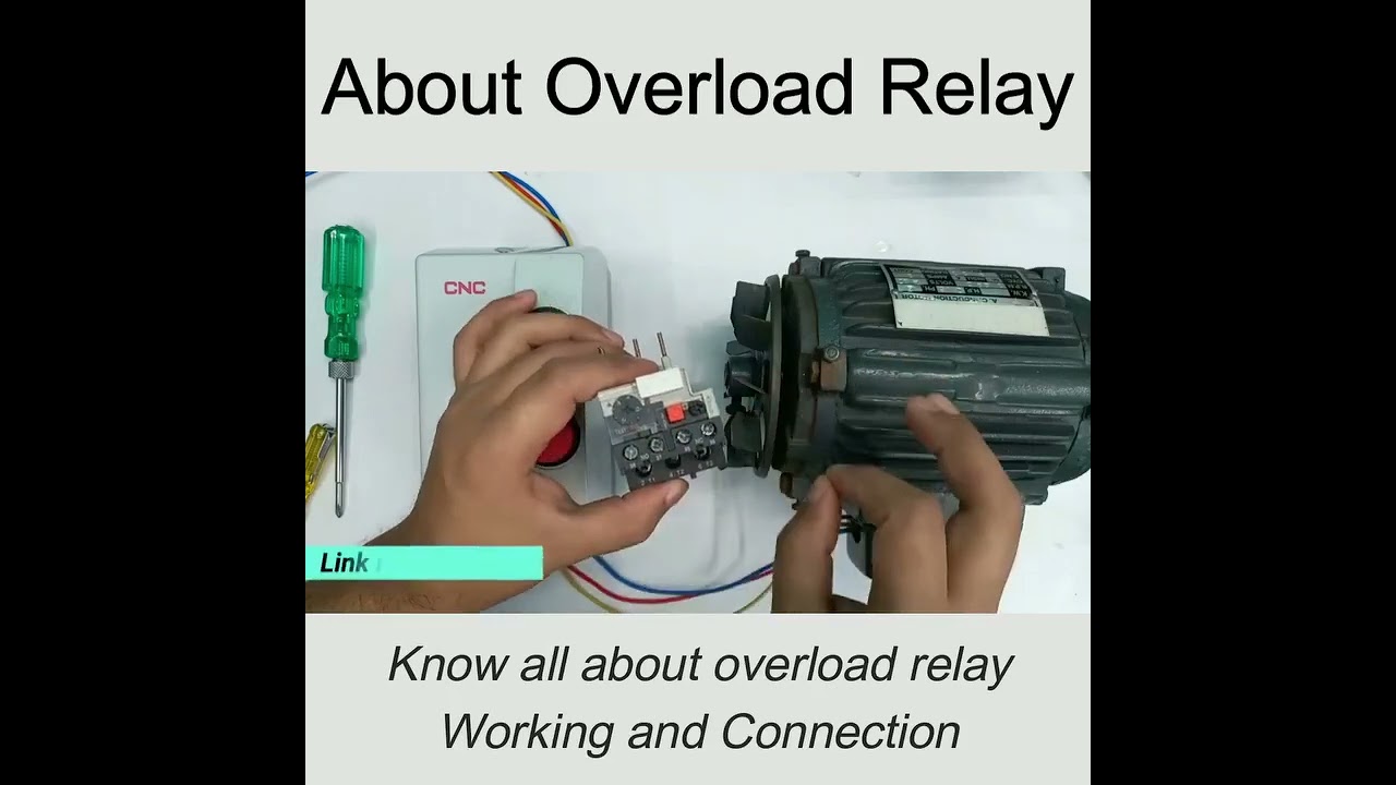 Overload protection in electric motors,Use of overload relays in electric motor control.