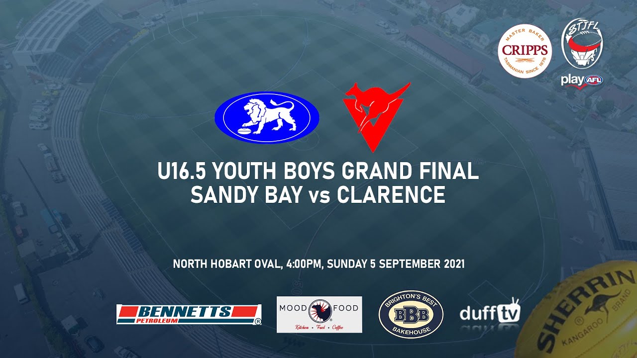 Sandy Bay vs Clarence | STJFL U16.5 Youth Boys GRAND FINAL