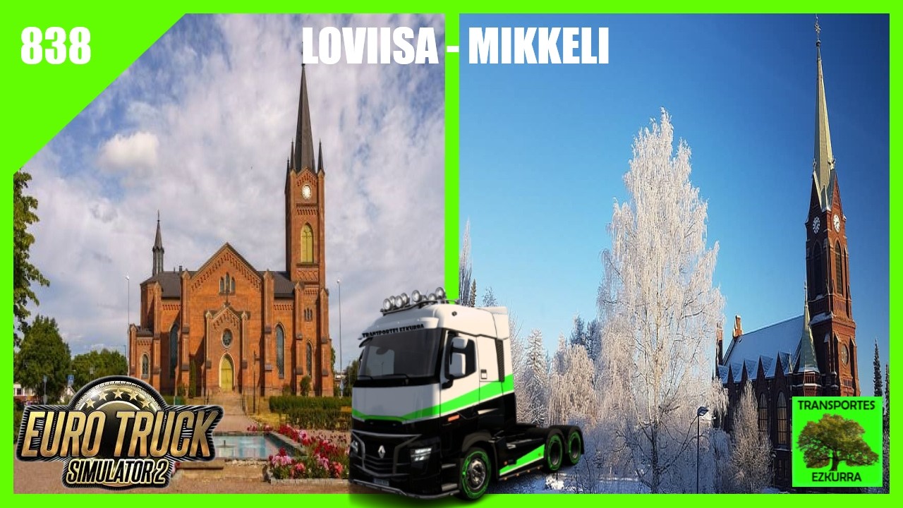 #838 | Ruta desde Loviisa a Mikkeli en ETS2 con Wayavera 🚛🚛