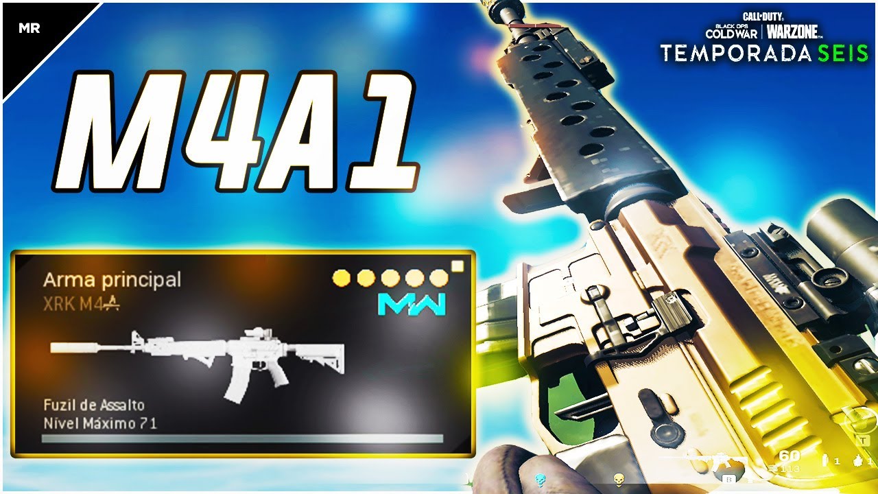 M4 INSANA PARA O IRON TRIALS!? MELHOR CLASSE M4A1 WARZONE SEASON 6!!