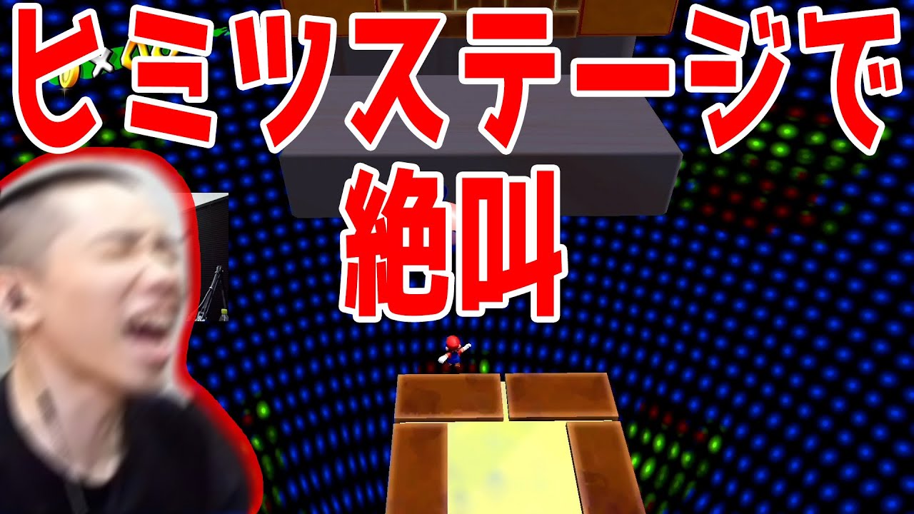 【スーパーマリオサンシャイン】ヒミツステージで絶叫【タイショウ切り抜き】