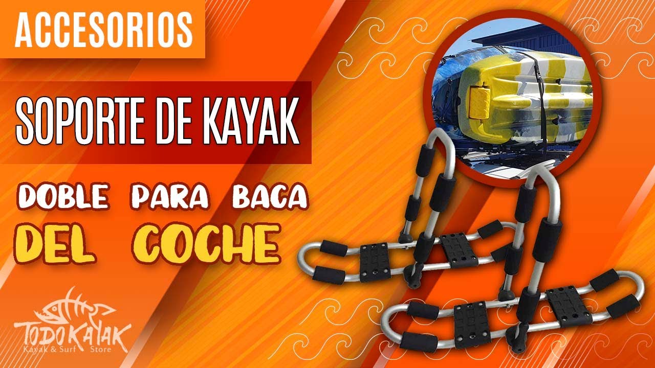 Soporte de baca para 2 kayaks