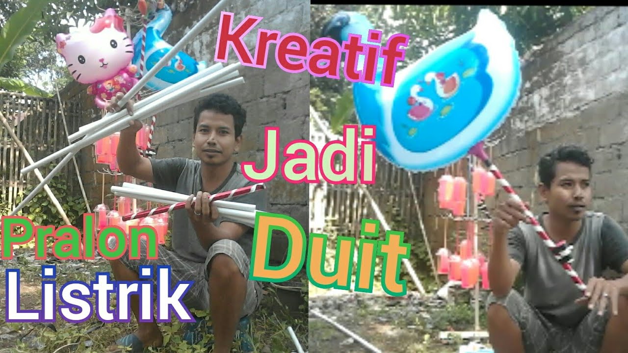 cara membuat setik balon karakter dari pralon.. buat setok jualan.