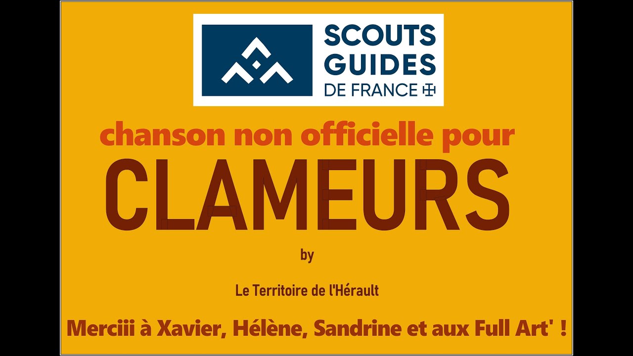 CLAMEURS (chant non officiel)