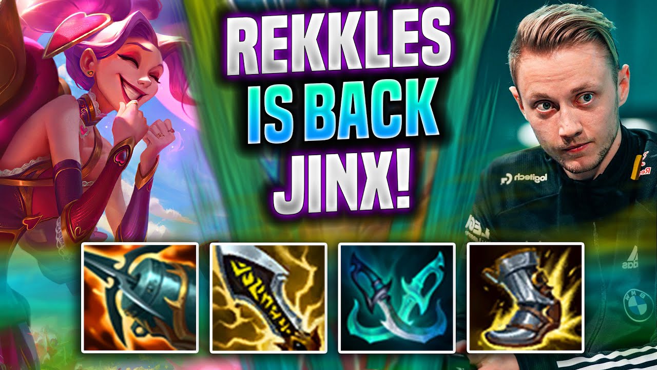 REKKLES BRINGS BACK JINX! - KC Rekkles Plays Jinx ADC vs Twitch! | Preseason 2022