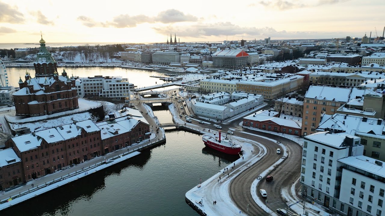 Helsinki Pohjoisranta and Katajanokka, December 2024