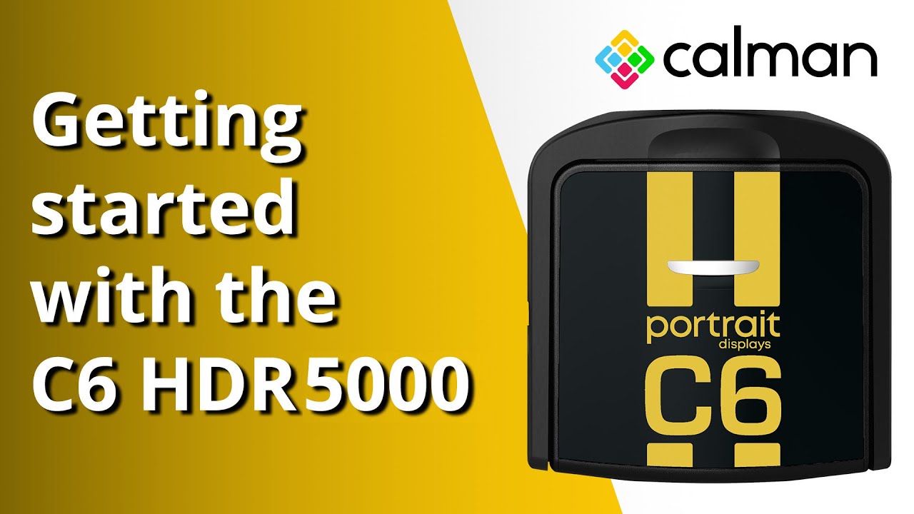 Начало работы с C6 HDR5000