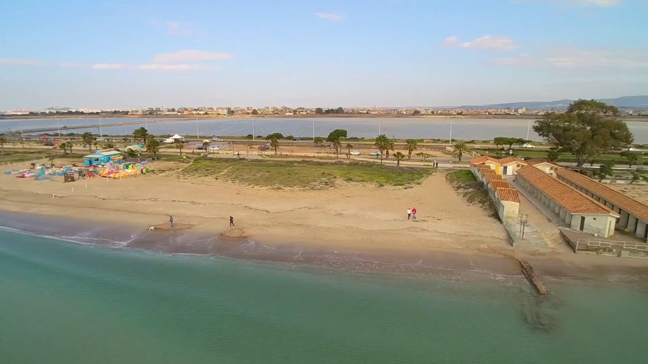 Il Poetto, Cagliari - Aerial Drone Video HD