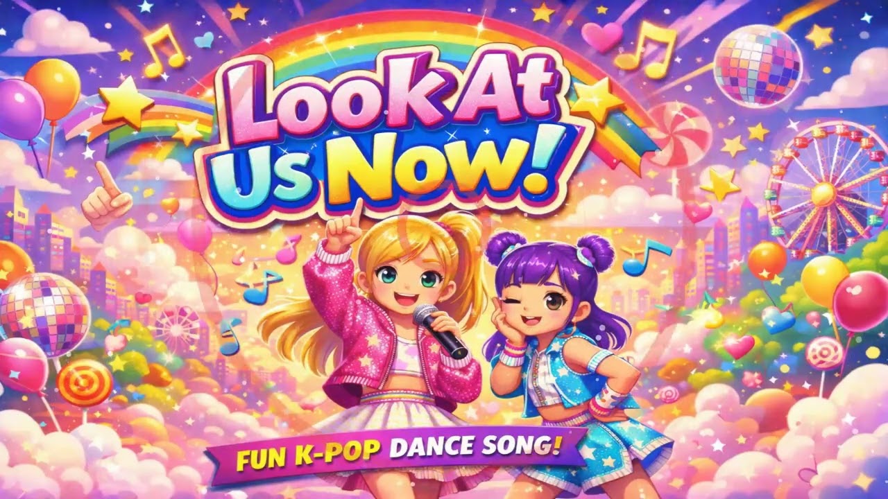 Look At Us Now!  K-POP Kids Song.