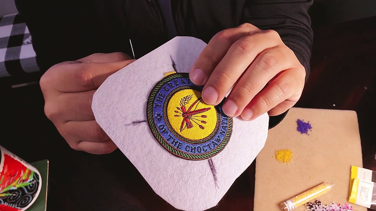 Beaded medallion part 1.