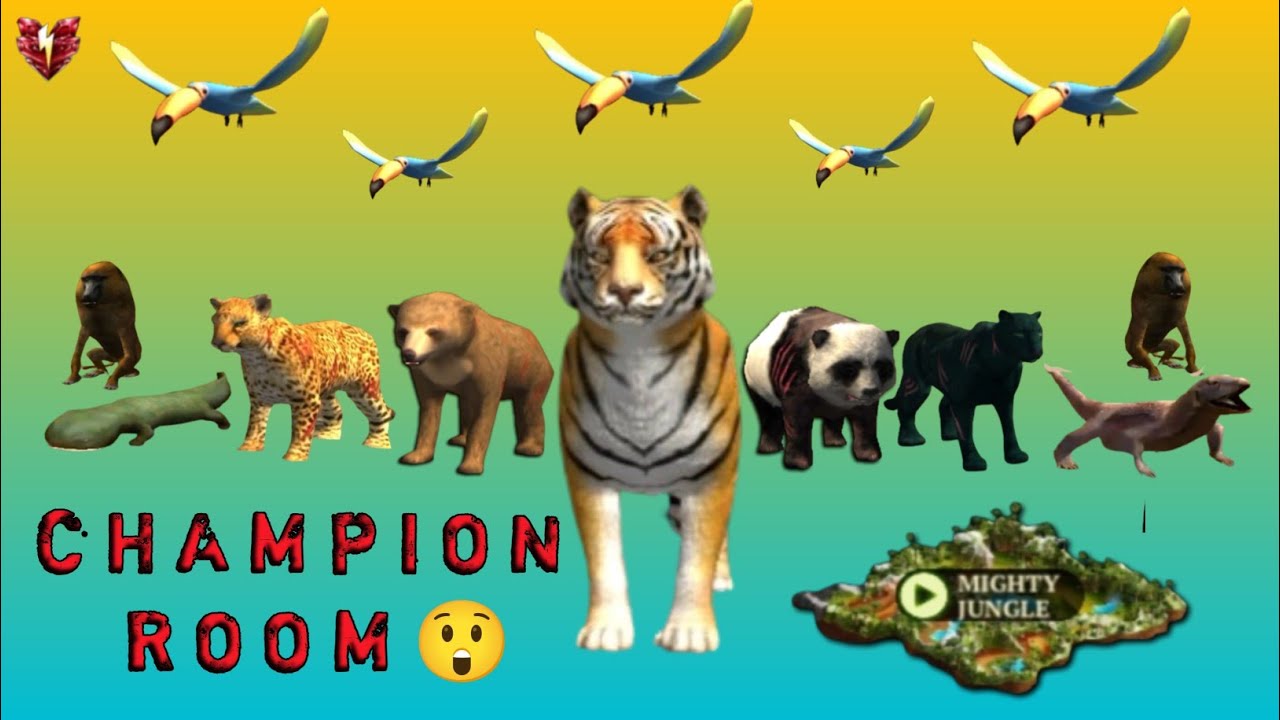 The Tiger - Champian Room Video on (mighty jungle) 😲
