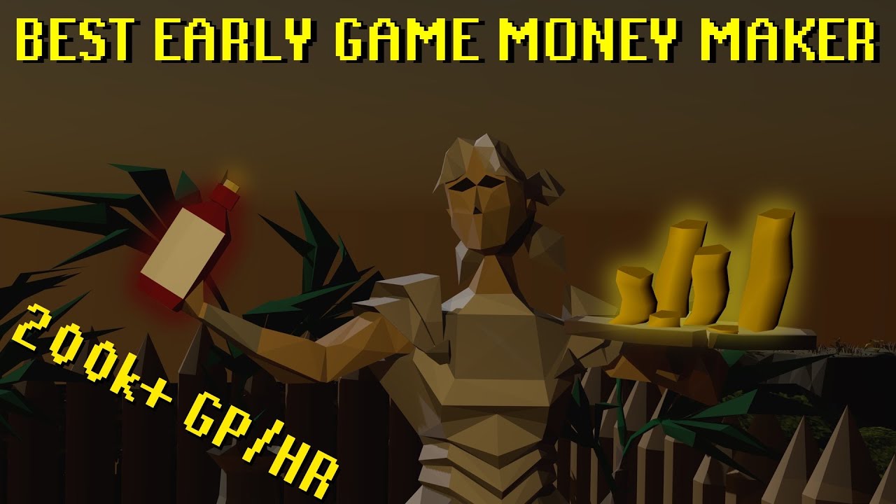 Best Early Money Maker in OSRS | Eclipse Red Wines | 200k gp/hr!