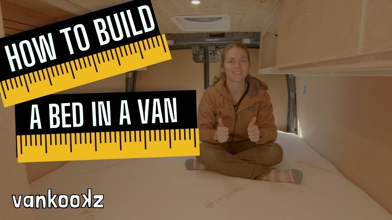 How to Build a Bed Frame in a Van | Ford Transit Van Conversion Bed Design