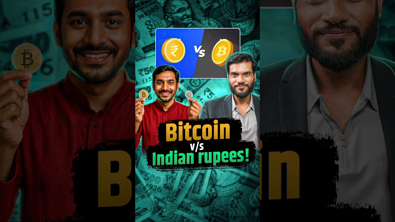 Bitcoin v/s Indian rupees ! #shorts #youtubeshorts by Dr. #arvindarora