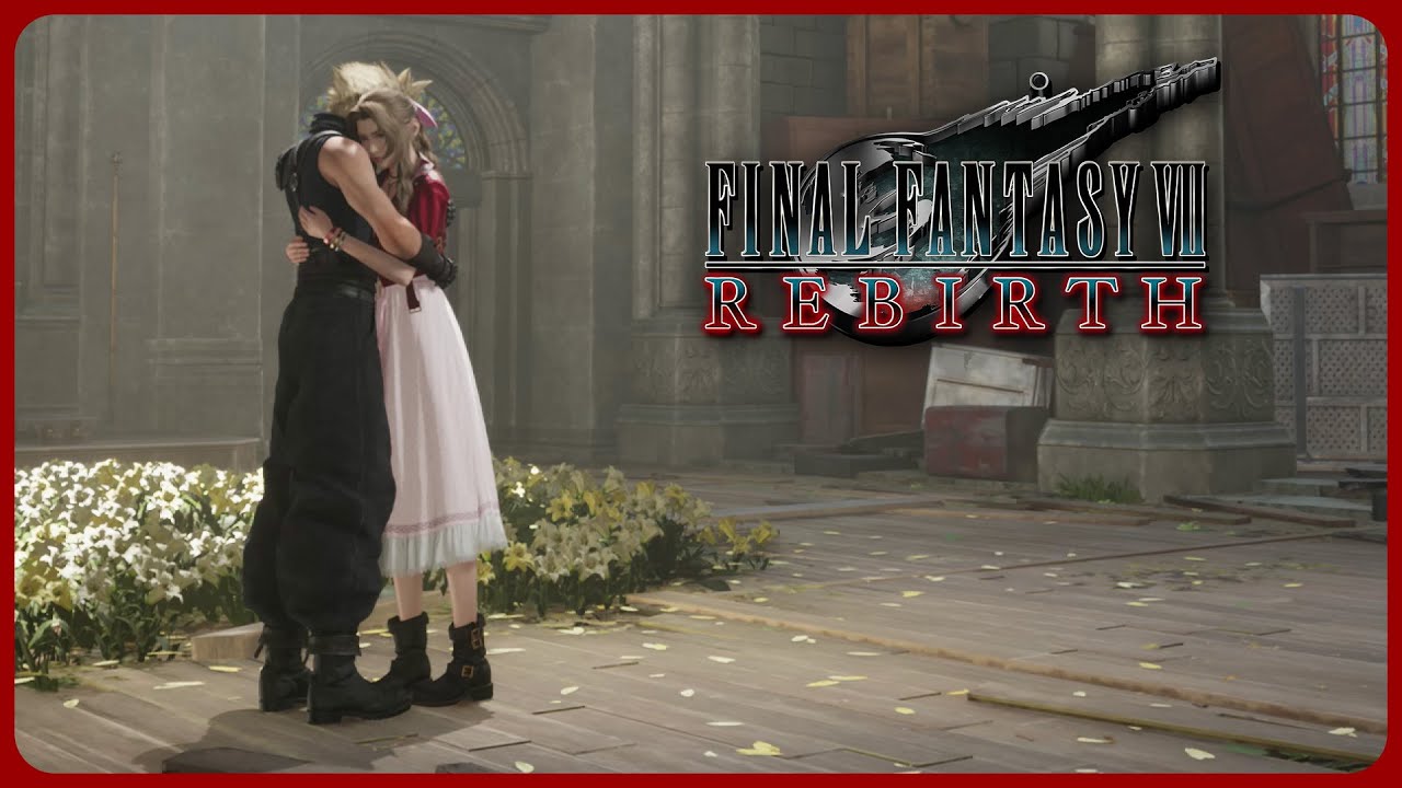 Cloud and Aerith date in the alternate timeline - Final Fantasy 7 Rebirth