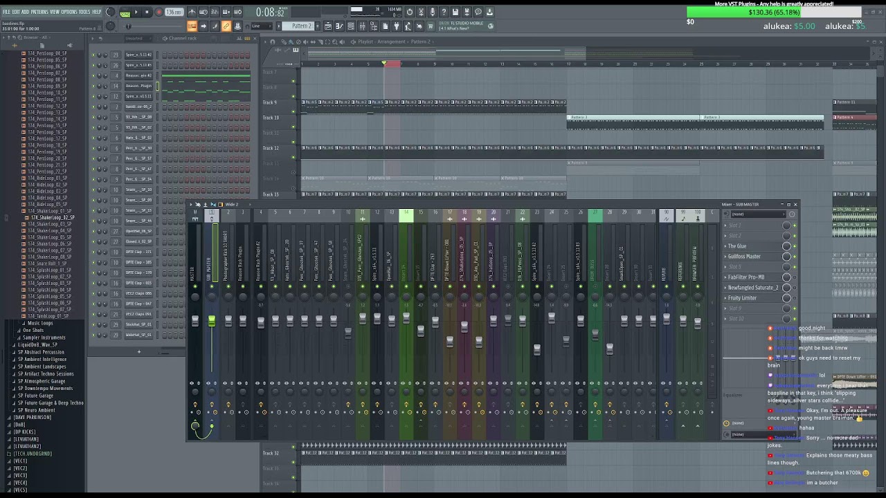 Making Driving Basslines - just practicing [Q/A in chat]