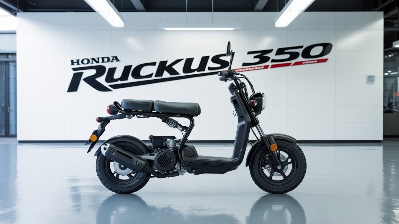 Finally Revealed! 2026 Honda Ruckus 350 – The Scooter That Thinks It’s a Motorcycle!