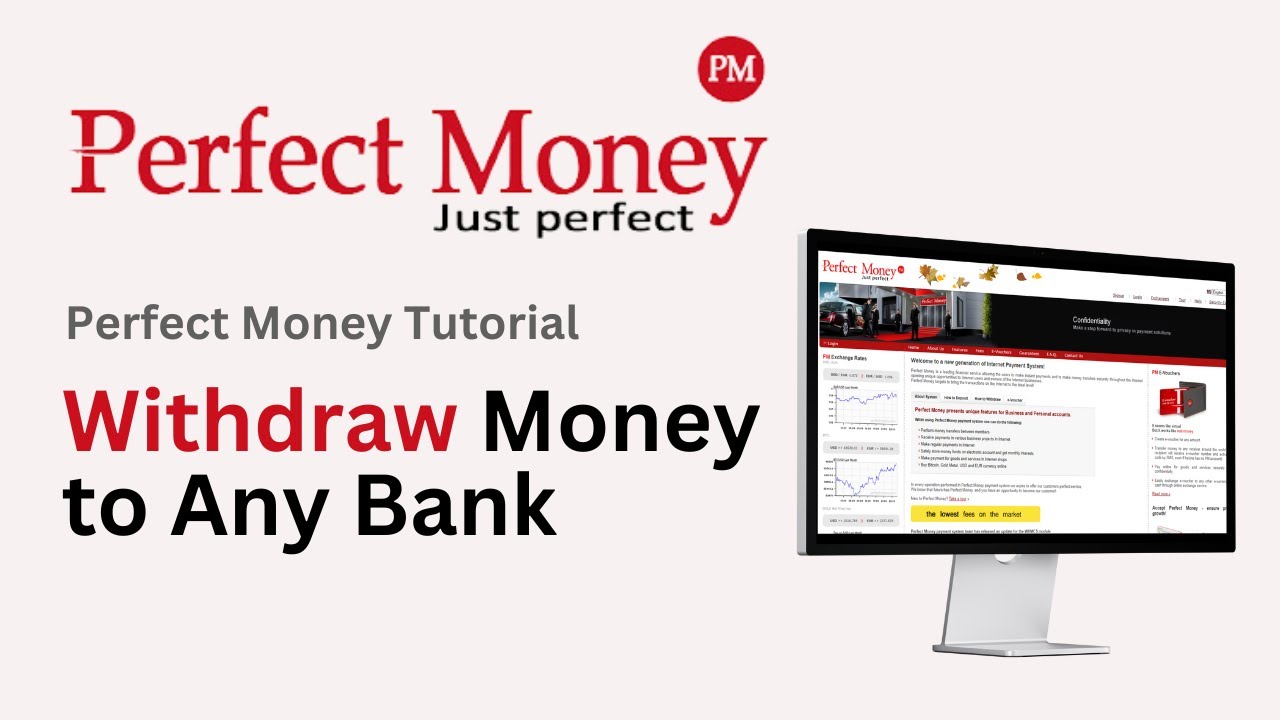 How to Withdraw Money to Any Bank Account from Perfect Money (2024)
