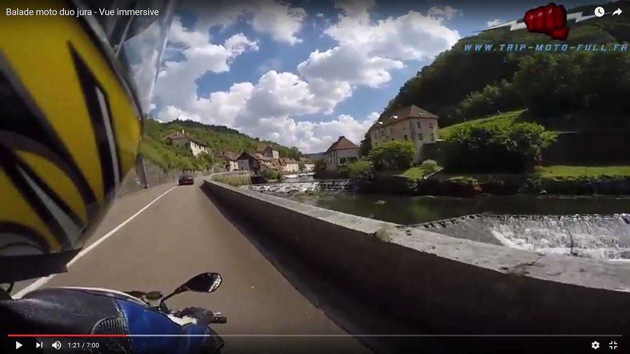 Balade moto duo jura les Rousses