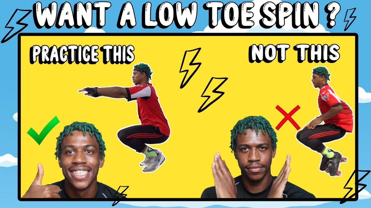 How To Low Toe Spin on Roller Skates