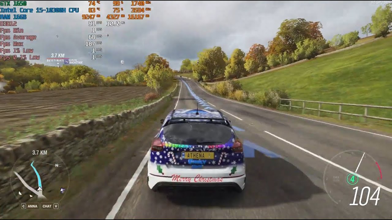 Forza Horizon 4 ULTRA GRAPH FPS TEST - GTX 1650 -EXCALİBUR G770