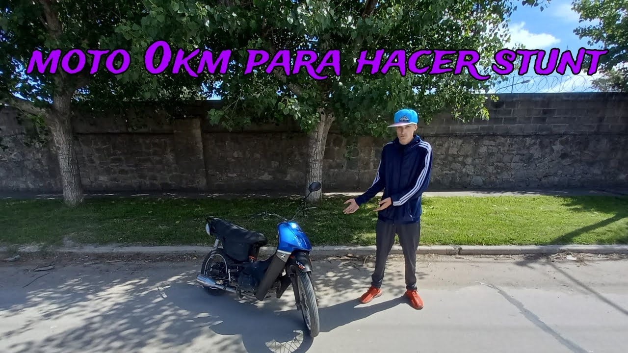 ME COMPRE UNA  MOTO PARA HACER STUNT
