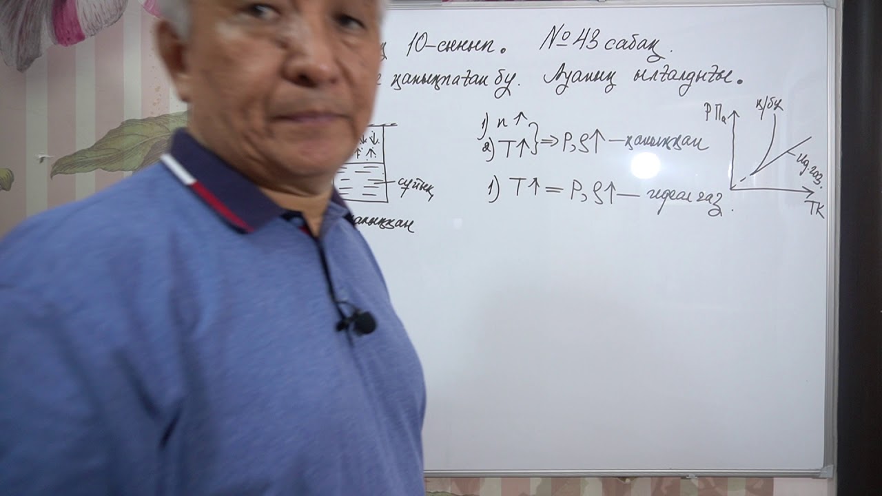 Физика  Терең 10 сынып  №43 сабақ  Қаныққан және қанықпаған бу  Ауаның ылғалдығы