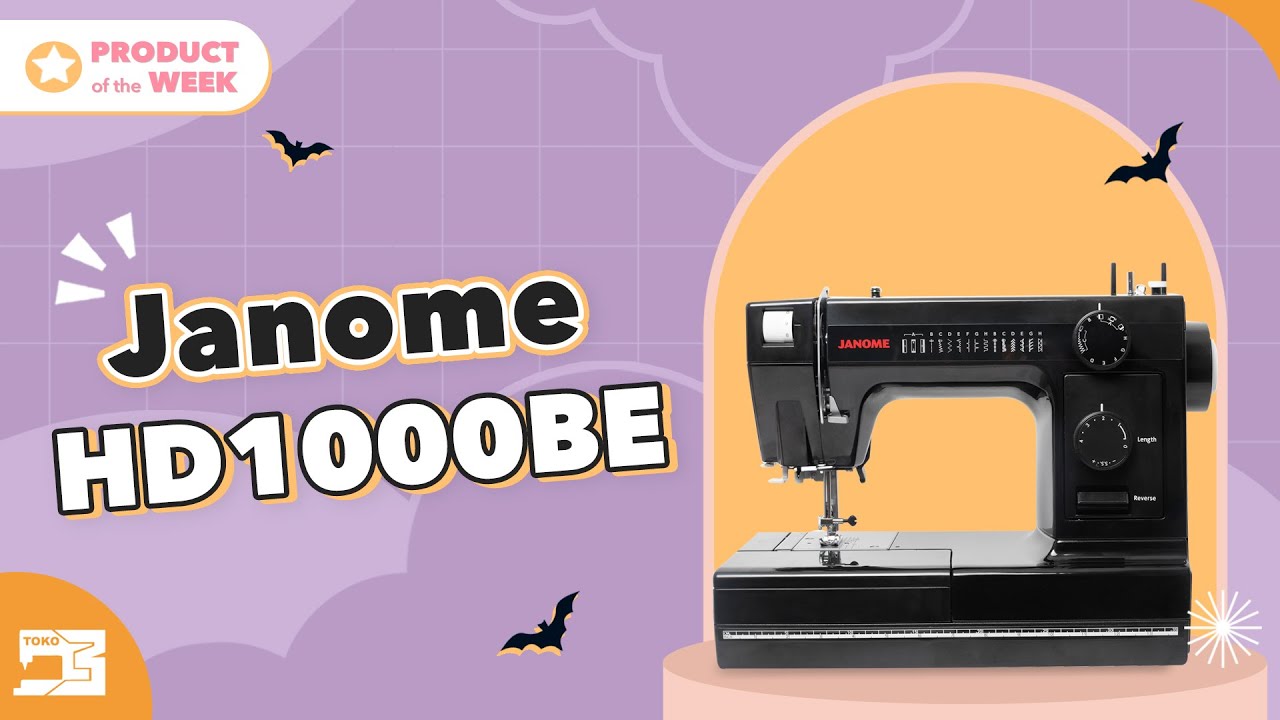 Janome HD1000BE: Mesin jahit Heavy Duty. Tangguh, kuat dan tahan banting!