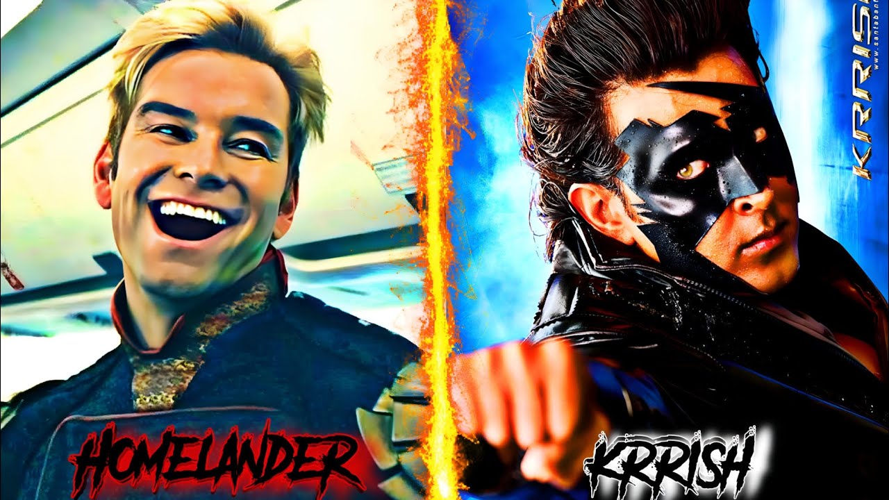 Homelander vs Krrish // who wins // in hindi // Aj Verse 🙄
