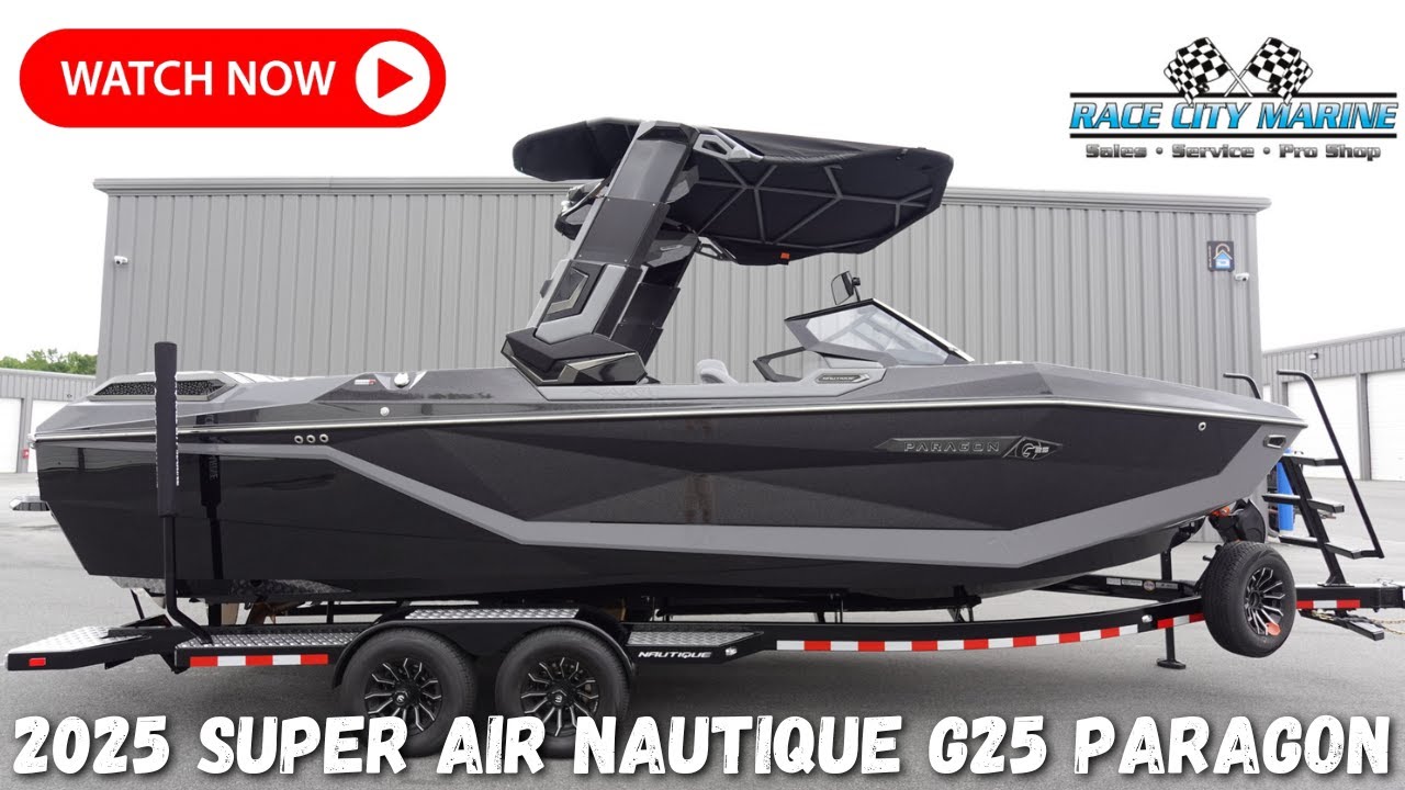 New 2025 Nautique Super Air G25 Paragon Boat For Sale In Mooresville, NC: Walkaround and Review
