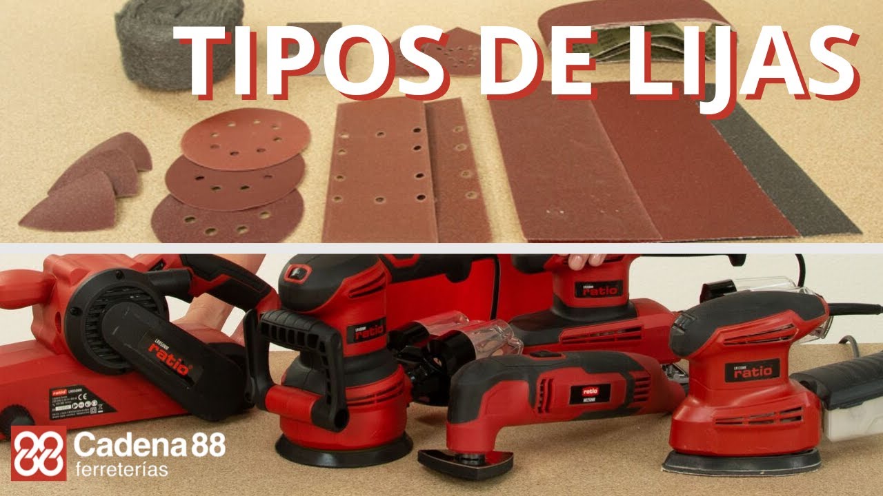 Tipos de lijas: cuál utilizar según el trabajo | Cadena 88