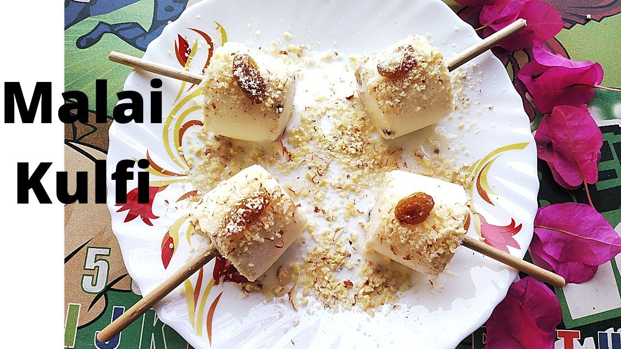 Malai Kulfi Recipe | Best summer dessert recipe | Easy homemade Malai Kulfi ice cream Recipe