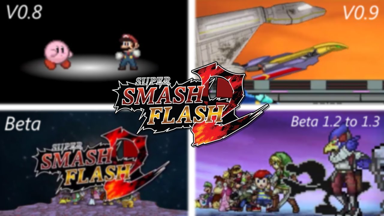 Super Smash Flash 2 Beta | All Intros (v0.8 to Beta)
