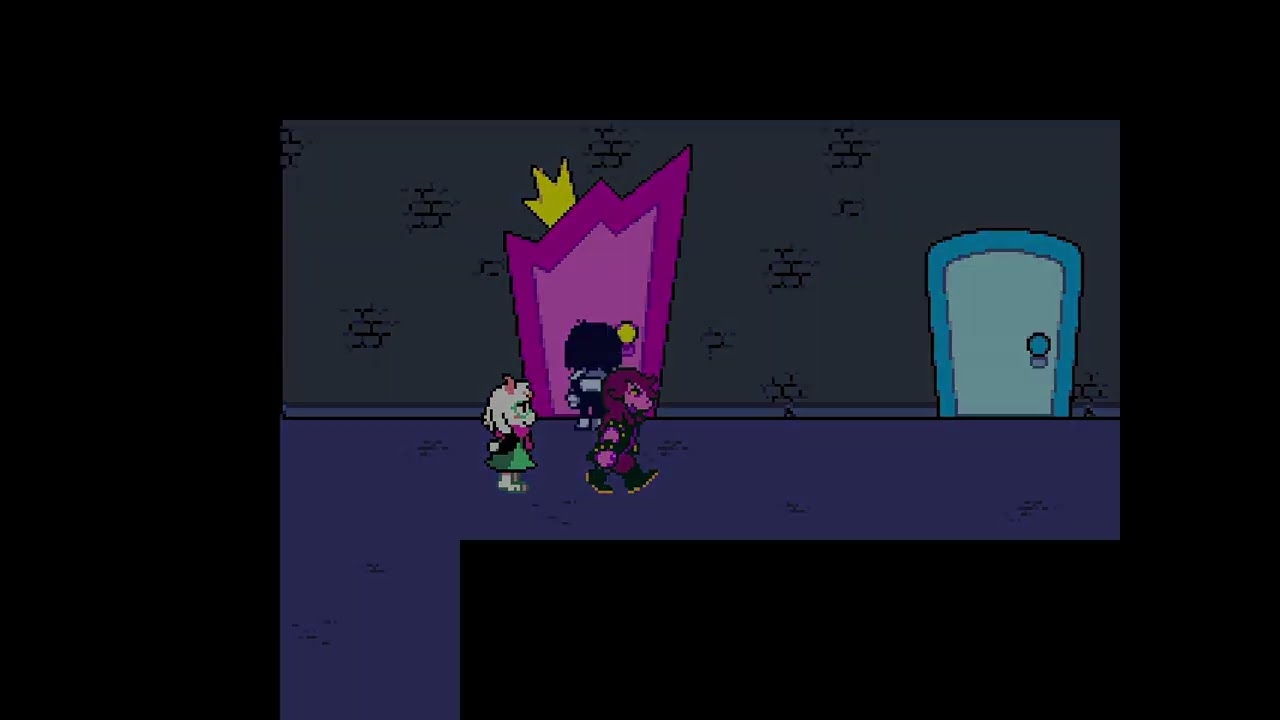 Deltarune Chapter 4: Exploring Castle Town (With and Without Tenna)