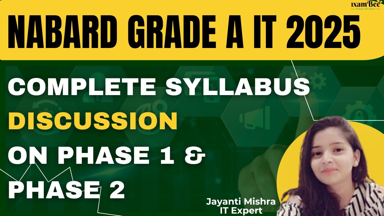 NABARD IT Syllabus and Exam Pattern
