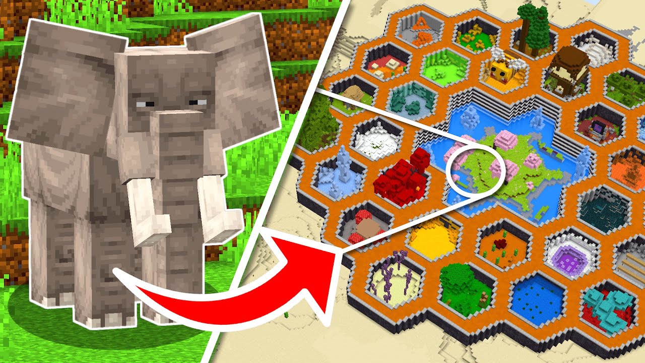 Construí un ZOOLÓGICO para ANIMALES de la VIDA REAL en Minecraft en Modo Supervivencia