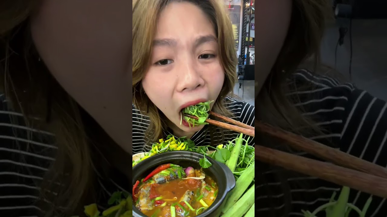 Mukbang Cá Kho Cà Chấm Rau Ngon Nhức Nách