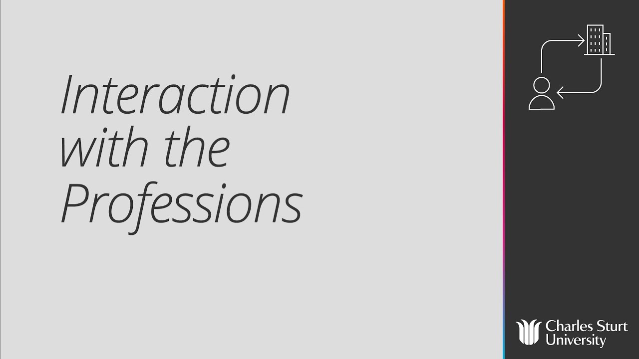 OLM: Interaction with the Professions