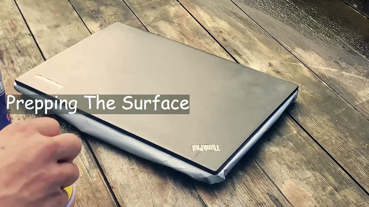 ThinkPad T440s - Spray painting laptop lid