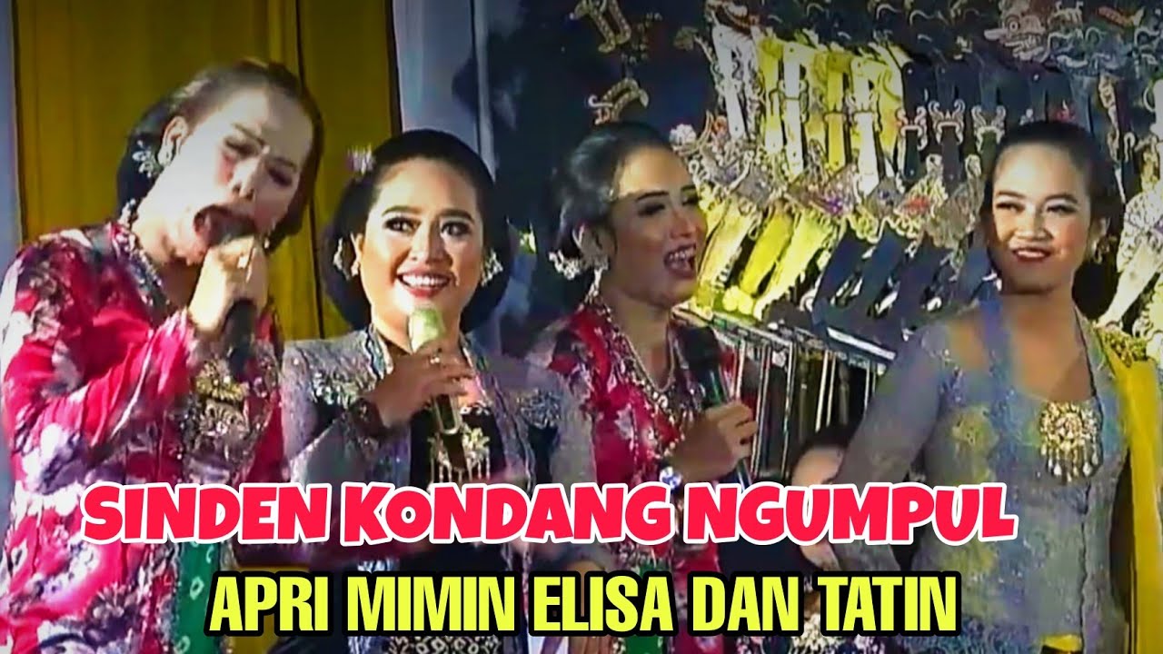 APRI MIMIM TERBARU,NDAGEL BERSAMA SINDEN TATIN DAN ELISA