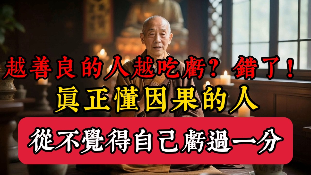 今日分享人生三修，我從來沒後悔對任何人好，就算看錯了人，就算被辜負，也是我心甘情願的。#佛學#因果#修行#善良#被辜負#改命#轉運#內耗#放下#業力#能量場#磁場#心理療癒#人生感悟#覺醒
