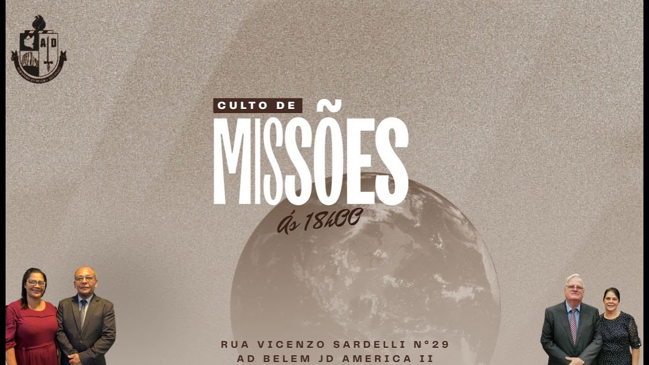 Culto de Missões  - JANEIRO 2026