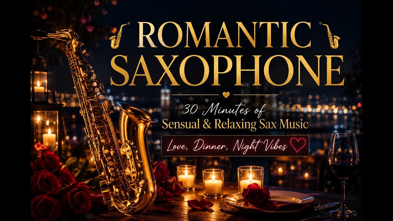 Romantic Saxophone 🎷 30 Minutes of Sensual & Relaxing Sax Music | Love, Dinner, Night Vibes