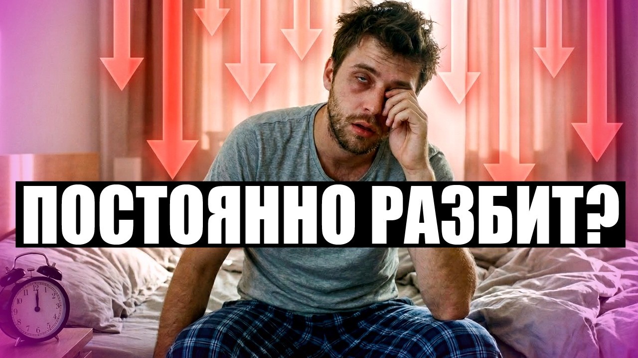 СПИШЬ ПО 8 ЧАСОВ И ВСЕ РАВНО РАЗБИТ? ИСТИННАЯ ПРИЧИНА УСТАЛОСТИ 🥱🔋
