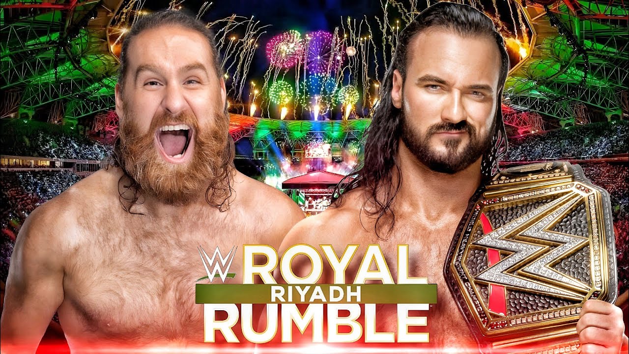 Sami Zayn vs Drew Mcintyre Undisputed championship WWE Royal Rumble Riyadh 2026 - FULL MATCH