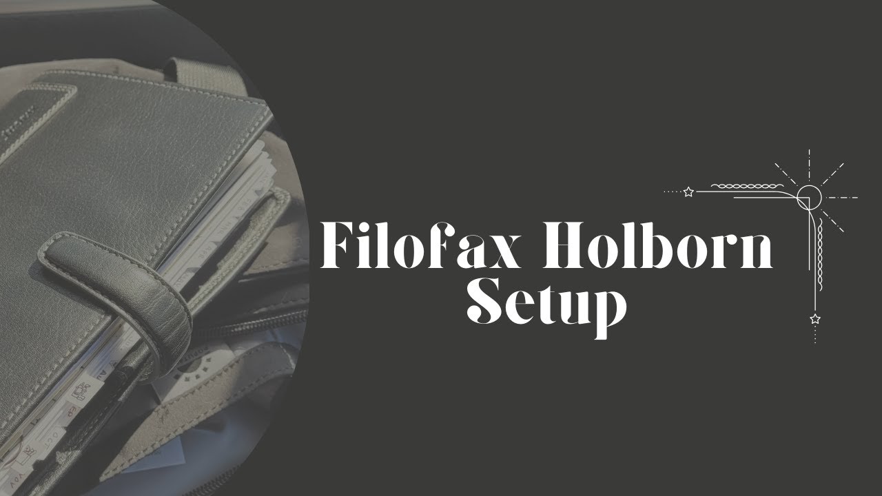 filofax holborn set up