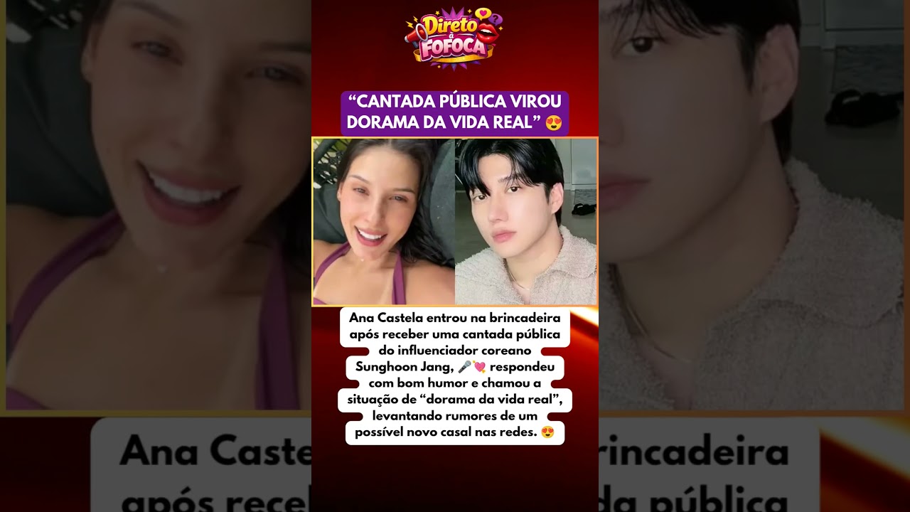 Ana Castela entra em dorama real após cantada de Sunghoon Jang 😍🇰🇷